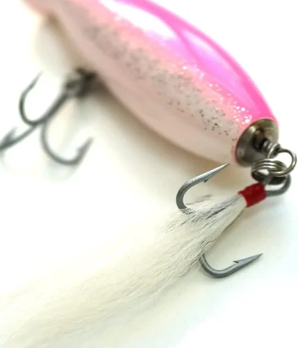 Miniatura 4 de Seasky5.5 pies de pesca de madera estilo botella Popper señuelo cebo artificial de madera cebo de madera para pesca de atún bajo rayado Amarillo