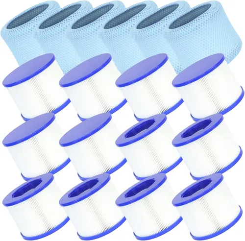 Miniatura 10 de Filtro 60% Más Denso, Filtros de Bañera de Hidromasaje de Alta Eficiencia con Enroscamiento Compatible con Todas las Relxtime, Aleko, Wejoy, Aquaspa