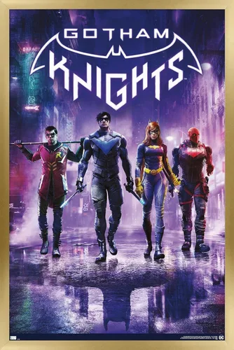 Miniatura 14 de DC Comics - Póster de pared de videojuegos Gotham Knights de arte clave, 34 pulgadas de largo x 22.4 pulgadas de ancho, versión sin marco