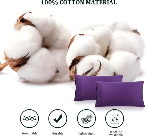 Miniatura 2 de PiccoCasa Juego de 2 fundas de almohada de uva de tamaño estándar, fundas de almohada súper suaves con cierre de cremallera, fundas de almohada 100%