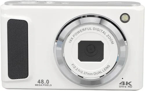 Miniatura 9 de Cámara digital de 48 MP, 4K, zoom digital de 16x, pantalla, ligera, antivibración para vlogging, selfies con pantalla de 2.8 pulgadas, función