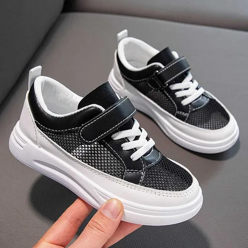 Miniatura 2 de IWIHMIV Zapatos deportivos de malla transpirable antideslizante para niños y niñas, para correr, deportes, caminar, zapatos deportivos cómodos