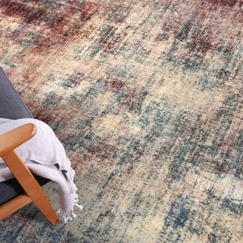 Miniatura 126 de IOHOUZE Alfombra abstracta lavable de 3 x 12 pies para pasillos, antideslizante para cocina, camino de entrada de lana sintética para interiores