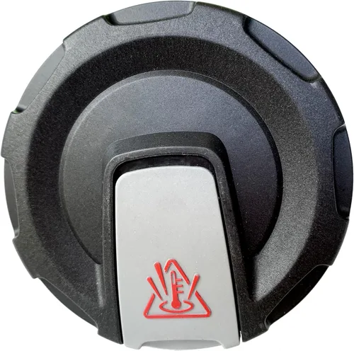 Miniatura 7 de Tapa de Cubierta del Depósito de Expansión del Radiador para VW Audi Skoda Seat Porsche, Negra, Anticongelante, 160KPa/23PSI, Reemplaza 2Q0121321A
