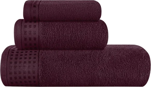 Miniatura 86 de GLAMBURG Juego de 2 toallas de baño de gran tamaño 100% algodón, 28 x 55 pulgadas, ultra suaves, altamente absorbentes, compactas, de secado rápido