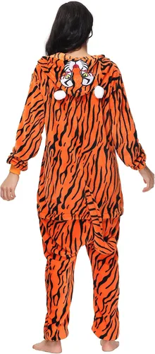 Miniatura 4 de Petrella Pijama de forro polar de animal para mujer, disfraz de una pieza para Navidad, Halloween, cosplay