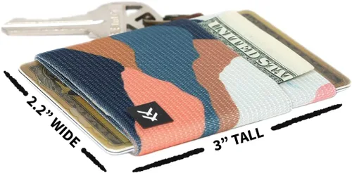 Miniatura 2 de Thread Wallets - Cartera minimalista delgada con bolsillo frontal para tarjetas de crédito