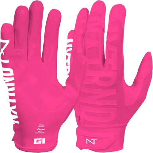 Miniatura 14 de Nxtrnd G1 Pro - Guantes de fútbol americano para hombre, guantes de receptor pegajosos para adultos