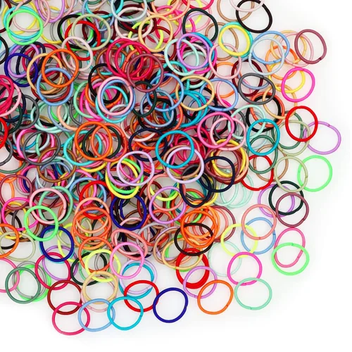 Miniatura 6 de 200 ligas pequeñas para el cabello, sin arrugas, soporte elástico para cola de caballo, accesorios para el cabello para bebés, niñas y niños