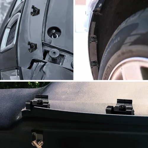 Miniatura 33 de Nissan o universal Pasadores de retén tipo empuje para guardabarros (Tamaño del agujero 8 mm, diámetro de la cabeza 20 mm, longitud del tallo 9 mm)