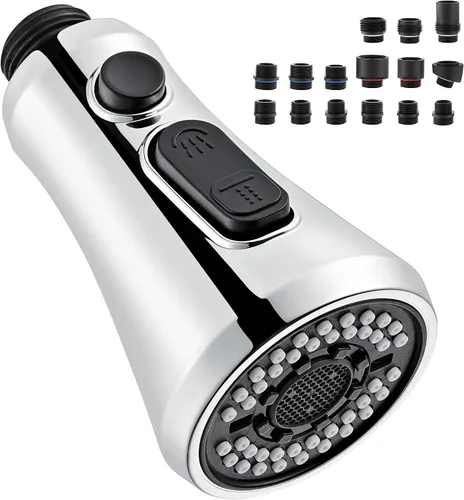 Miniatura 10 de J-HVA Cabezal de grifo de cocina, cabezal rociador de fregadero de cocina extraíble de repuesto para grifo de cocina, boquilla rociadora