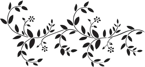 Miniatura 2 de Delta Creative Stencil Magic - Plantilla decorativa, 8.25 x 18 pulgadas, delicado borde de vid