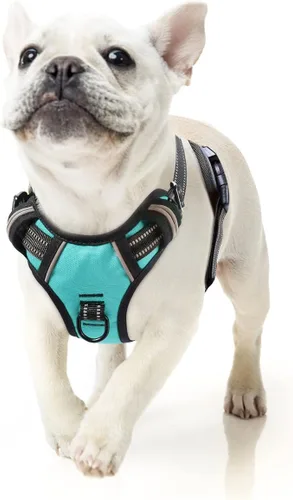 Miniatura 55 de Arnés para perro HEELE para perros grandes sin tirones Chaleco arnés para perro grande con mango acolchado suave reflectante para entrenamiento al