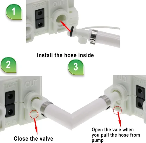 Miniatura 4 de TDRSUPER Sistema de bomba dispensadora de agua embotellada con una sola entrada, bomba de agua eléctrica de 110V 60PSI para agua potable, compatible