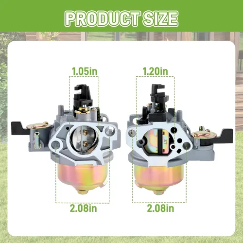 Miniatura 6 de Carburador 420cc Compatible con Honda GX390 GX420 WT40XK1 WT40XK2 WT40XK3 para Harbor Freight Predator 56101 67853 69784 301cc para Greyhound 66492