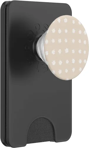 Miniatura 7 de Boho Neutral Beige Verano Margaritas PopSockets PopGrip intercambiable