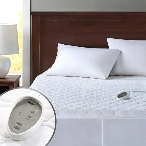 Miniatura 12 de Degrees of Comfort - Cubrecolchón térmico California King, calentador de cama eléctrico con dos controladores, 6 niveles de calefacción, apagado