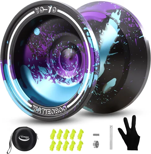 Miniatura 12 de Yoyo de metal W07 de doble modo: yoyo sensible y no sensible, una opción para niños y adultos, adecuado para principiantes y jugadores avanzados