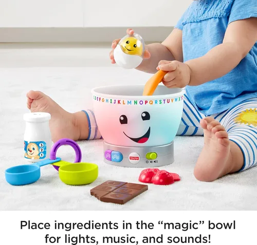 Miniatura 3 de Fisher-Price Laugh & Learn Magic Color - Cuenco para mezclar, jueguete músical para bebé
