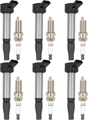 Miniatura 32 de ECCPP UF816 4 bobinas de encendido con 4 bujías de iridio 95125 para Hyundai Elantra Sonata Kona para Kia Forte Optima 2.0L GN10877 UF816 UF-816