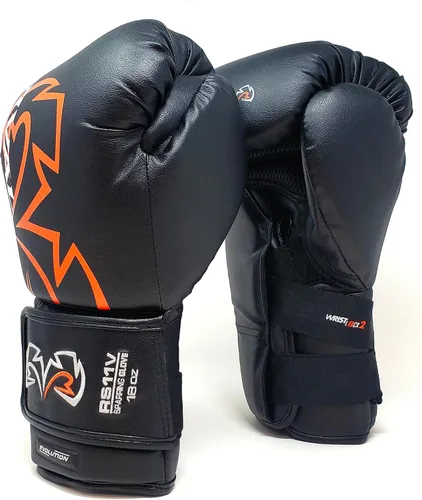 Miniatura 3 de Guantes de boxeo RIVAL RS11V Evolution para sparring, acolchado extra grueso de 5 cm, sistema V-Strap Wrist Lock 2, compartimento para manos grande