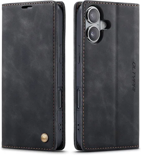 Miniatura 80 de QLTYPRI Para iPhone Air Case Wallet Con Tarjetero, Vintage PU Cuero Kickstand Cierre Magnético A Prueba De Golpes Folio Libro Funda Para IPhone 17
