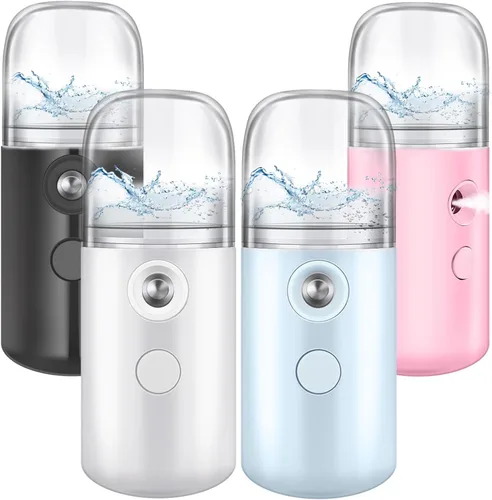 Miniatura 12 de Mudder 4 unidades de nano facial Mister práctico pulverizador de nano niebla de 1.06 onzas líquidas, tanque de agua visual portátil, vaporizador