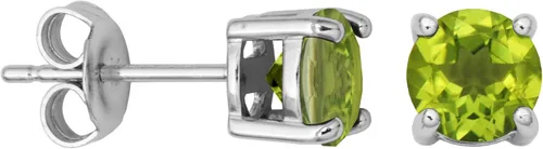 Miniatura 57 de Amazon Essentials Aretes redondos de plata de ley con piedra natal (anteriormente colección Amazon)