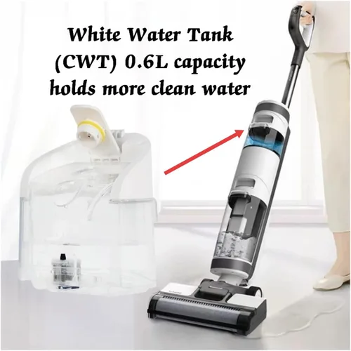 Miniatura 6 de KAFTKO Partes de aspiradora, tanque de agua limpia, tanque de agua sucia. Compatible con Tineco IFloor 3/Floor One S3 (color : tanque de agua limpia)