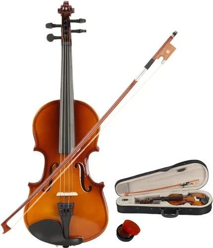 Miniatura 16 de Violín para principiantes de 1/2 para adultos, kit completo de violín de tamaño completo con estuche portátil, arco, colofonia, todos los accesorios