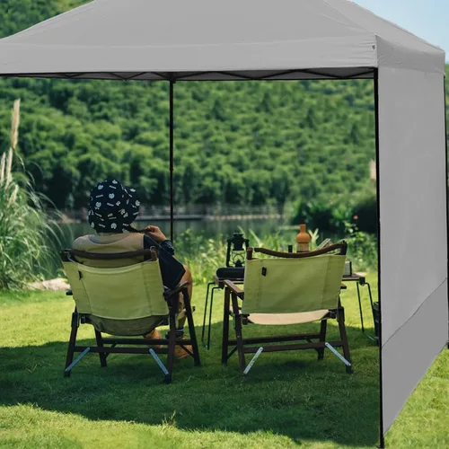 Miniatura 5 de NINAT Toldo de pared solar impermeable para toldo desplegable de 8 x 8 pies, carpa de carpa de pierna recta, toldos instantáneos para exteriores