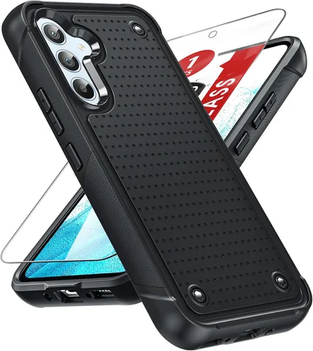Miniatura 63 de LeYi Funda para Galaxy S21 FE-5G: Funda Samsung S21 FE con protector de pantalla, doble capa protectora de policarbonato duro y TPU suave Android