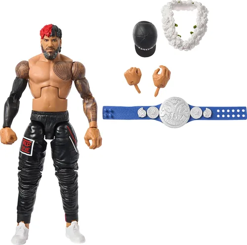 Miniatura 9 de Mattel WWE Bobby Lashley Top Picks Elite Collection Figura de acción, articulación y detalles realistas, accesorios intercambiables, 6 pulgadas