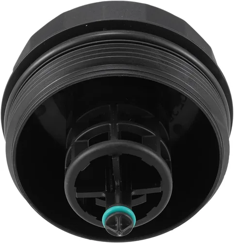 Miniatura 7 de X AUTOHAUX Cubierta negra del casquillo del filtro del motor del aceite del coche para BMW 128i 135i 228i 320i 328i 335i X1 X3 11-42-7-525-334