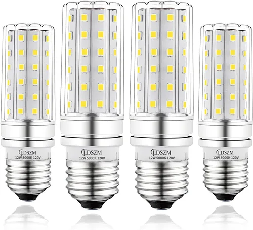 Bombilla LED equivalente a 100 W, 1200 lúmenes, 5000 K, luz blanca fría, 12 W, bombilla LED súper brillante, base E26, no regulable, bombillas para