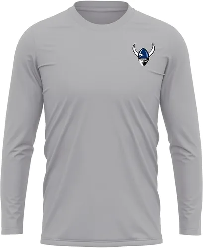 Miniatura 370 de Camisa deportiva de manga larga oficial de la NCAA Collegiate para hombre, con logotipo en el pecho izquierdo, colección Athletic Heather