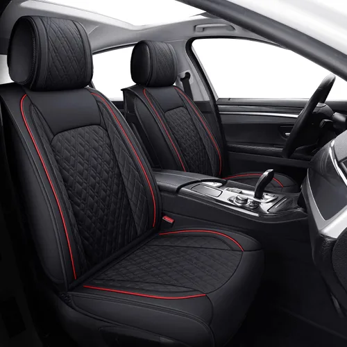 Miniatura 8 de YIERTAI Fundas universales para asientos delanteros compatibles con Hyundai Tucson Elantra Sonata Nissan Rogue Crosstrek Honda CRV Buick Century
