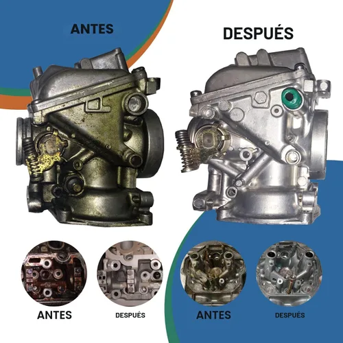 Miniatura 5 de NORTHWEST ENTERPRISES Solución limpiadora ultrasónica para carburadores y piezas del motor. Compuesto de lavado concentrado para uso en máquinas
