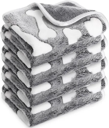 Miniatura 17 de Reginary 4 mantas impermeables de conejillo de indias, lavables, de forro polar para animales pequeños, absorbentes, para jaula de conejillo