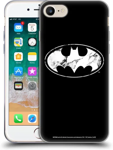 Miniatura 378 de Head Case Designs Funda de gel con licencia oficial de Batman DC Comics Bat Signal Logos [protección de grado militar] compatible con Apple iPhone 7