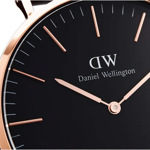 Miniatura 3 de Daniel Wellington Reloj Clásico Tela Oro Rosa (Poliéster)