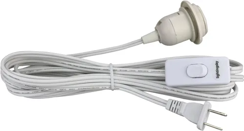 Miniatura 3 de Colgante de techo de 20 pulgadas (19.7 in) DIY IQ Rompecabezas de flor de loto kit de pantalla con cable colgante de 15 pies (amarillo)