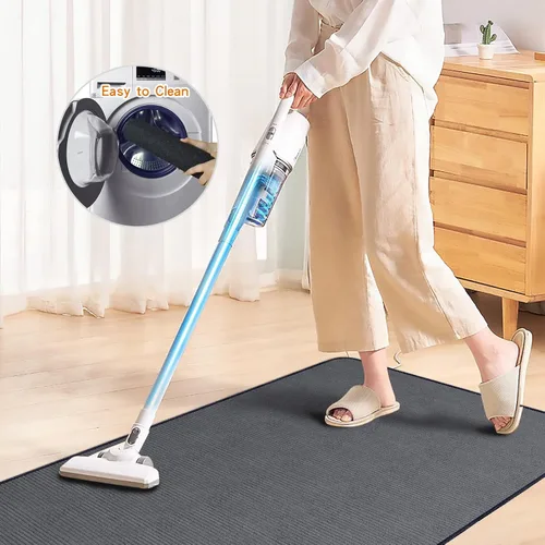 Miniatura 7 de USTIDE Tapete mejorado para silla de oficina para suelos de madera dura y azulejos, 35 x 47 pulgadas, tapete para silla rodante de juegos de Café