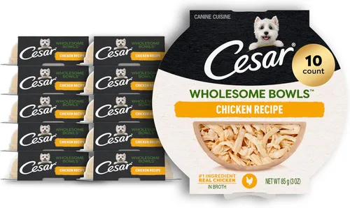 Miniatura 11 de Cesar Wholesome Bowls - Comida húmeda para perros adultos, carne de res, pollo, patatas moradas y zanahorias, comida húmeda para perros, 3 oz. por