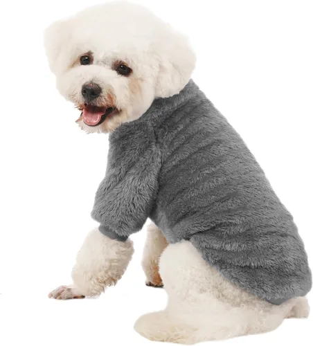 Miniatura 7 de Suéter para perro, paquete de 3 suéteres para perros pequeños, ropa para perros pequeños, hembras y machos, suéter ultrasuave y cálido