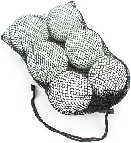 Miniatura 2 de Crown Sporting Goods Bolas de lacrosse de tamaño reglamentario en bolsa de almacenamiento de malla