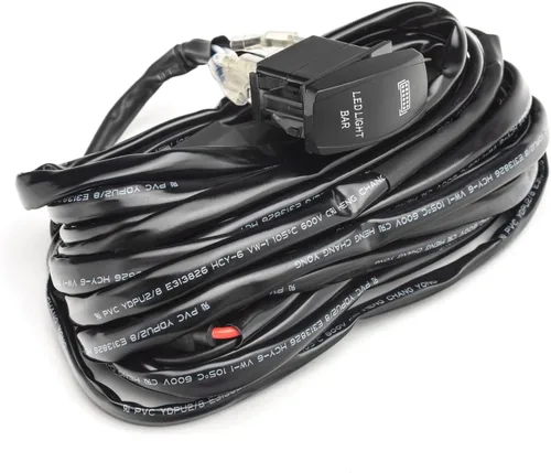 Miniatura 8 de SuperATV Barra de luz combinada LED recta de 30 pulgadas, incluye interruptor basculante y arnés de cableado, soportes de montaje universales