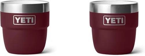 Miniatura 16 de YETI Rambler - Vaso apilable de 4 onzas, acero inoxidable, taza de café/espresso aislada al vacío, 2 unidades Azul marino