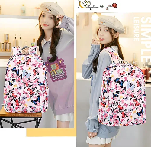 Miniatura 9 de Joyfulife Mochilas para niñas, mochilas para niños, mochilas para adolescentes, mochila para estudiantes escolares con lonchera, bolsas para lápices