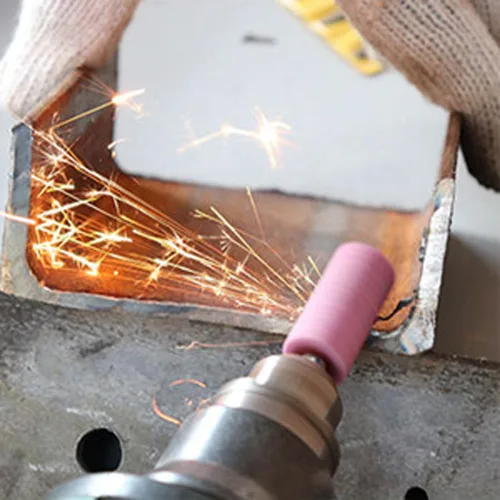 Miniatura 6 de 100 piezas de piedra de molienda rotativa - Brocas de pulido de óxido de aluminio con vástago de 1/8 de pulgada, piedras abrasivas de molienda